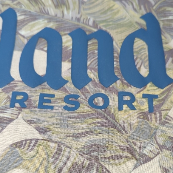 Disney Casual Button Down Shirt - Cream, Green, Purple - Picture 8 of 12